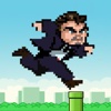 Flappy Returns: Leo version ( chasing the gold statue ) - The Classic Original Bird Stop Fun Game