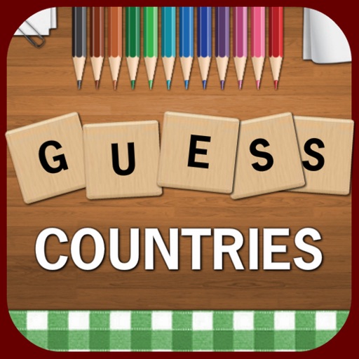 Guess Countries - Best Free Country Names Guessing Word Search Puzzle Game icon