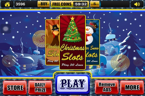 Winter Snowfall Casino - Free Slots Las Vegas Video & Best Giveaways screenshot 3