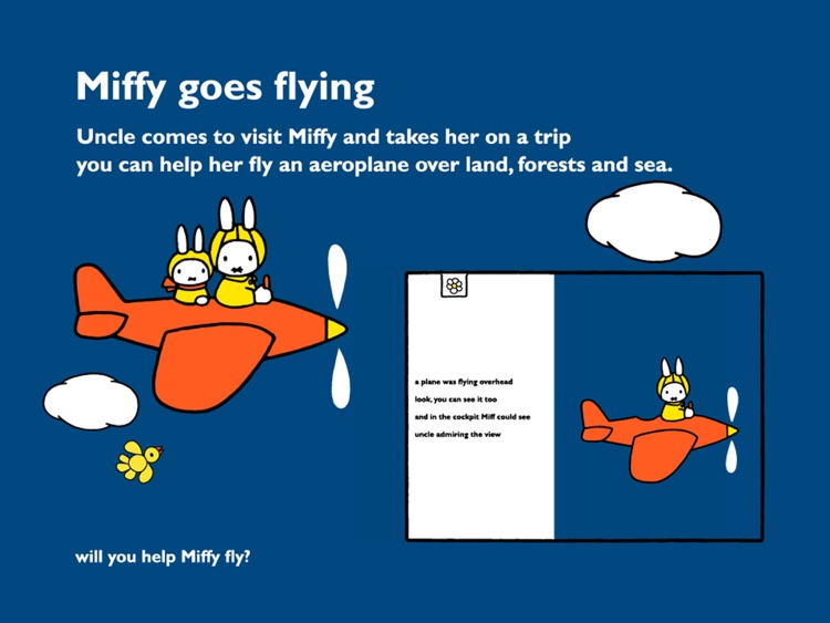 Miffy goes flying