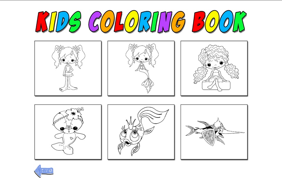 Kids Coloring Mermaid screenshot 3