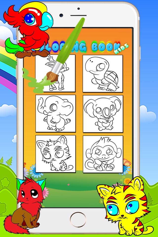 Animal Coloring Books - Drawing Painting  Games For Kids screenshot 2