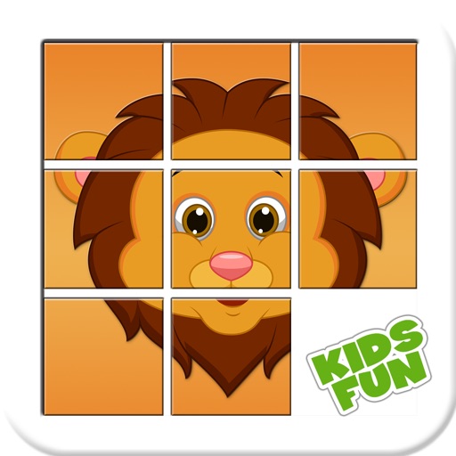 Animal Sliding Puzzle Game For Kids Icon
