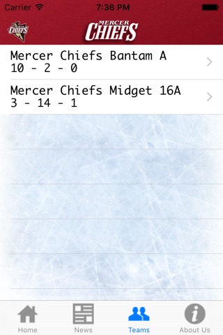 Mercer Chiefs Hockey screenshot 2