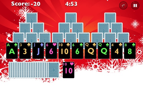 Tri Xmas Tree Solitaire Pro screenshot 2