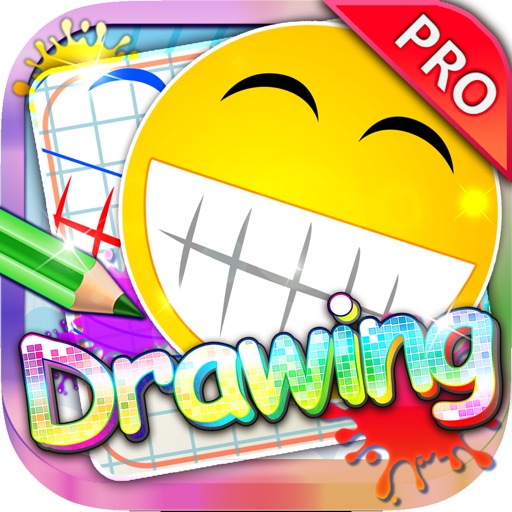 Drawing Desk Smiles : Draw and Paint Coloring Books Cartoon Emoji Edition Pro icon