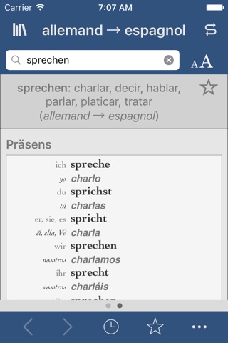 Ultralingua Spanish-German screenshot 2