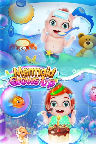 Mermaid Grows Up - Makeover, Dressup & SPA Games FREE screenshot 2