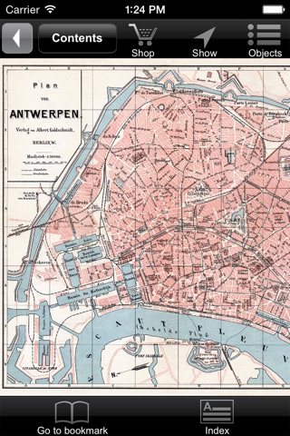 Антверпен (1908). Историческая карта. screenshot 2