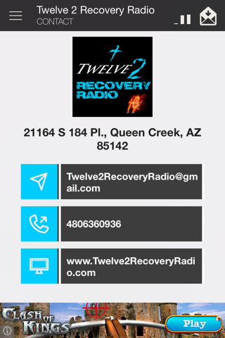 Twelve 2 Recovery Radio screenshot 4