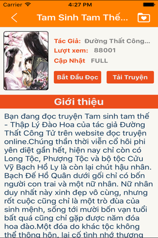 Truyện Mới - Tiểu Thuyết, Ngôn Tình, Kiếp Hiệp Online, Offline screenshot 3