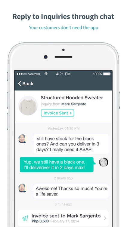 PocketMarket - Sell in ANY Chat App screenshot-4
