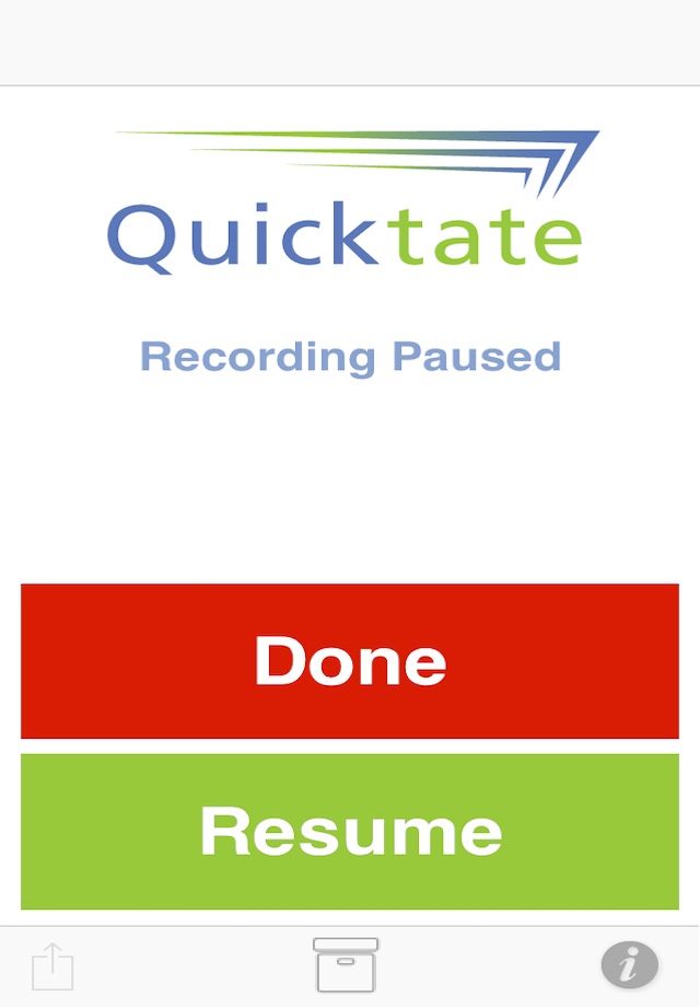 Quicktate.com screenshot 3