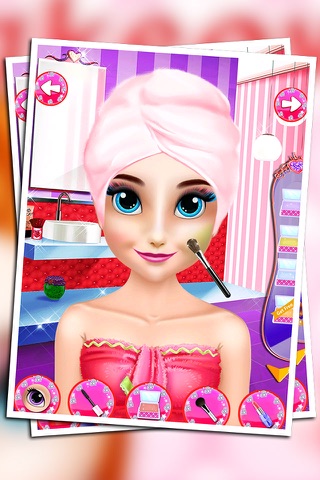 princess wedding preparation salon - bride salon Spa Makeover Pro - Make Up, Princess, Wedding, Salon Game screenshot 4