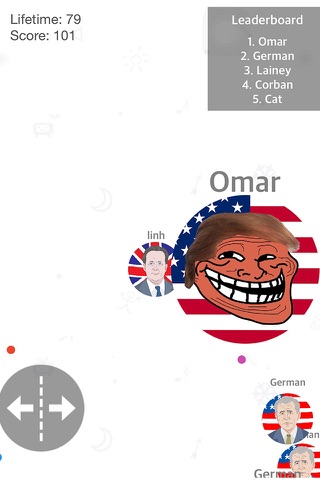 Trump Chase! -  Dot Empire & Tribes War in the epic brakes ( Slide agar game ) screenshot 4