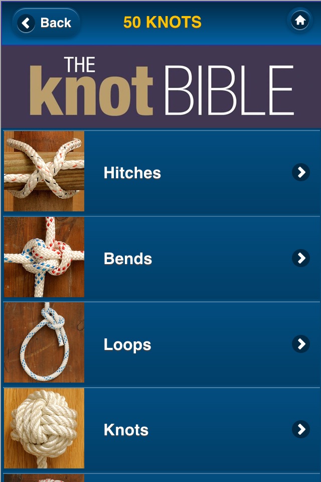 Knot Bible - the 50 best boating knots screenshot 4