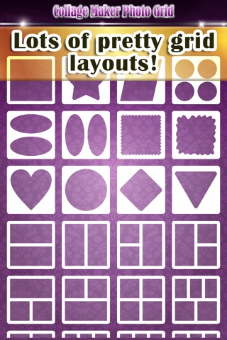 Collage Maker Photo Grid Layouts with Cute Borders screenshot 2