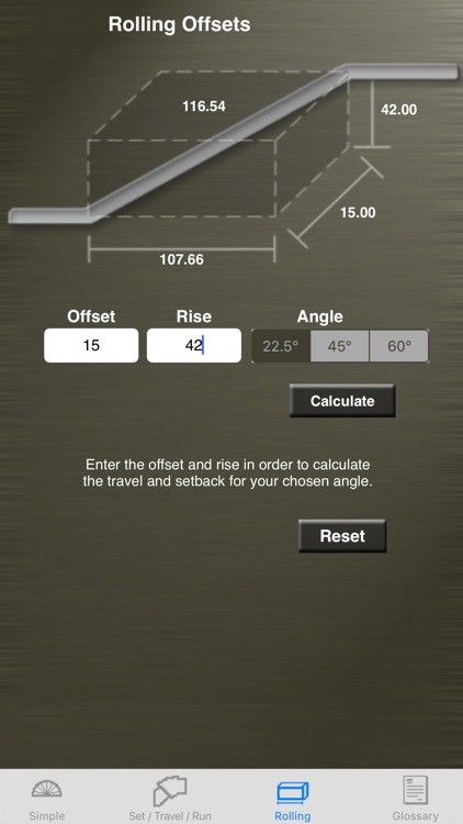 Pipe Offset Calculator