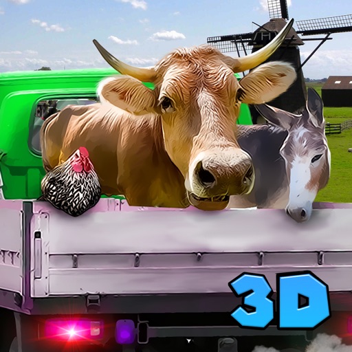 Farm Animal Transporter Simulator 3D Icon