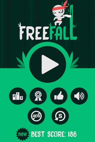 Free Fall -Ninja Escape screenshot 2