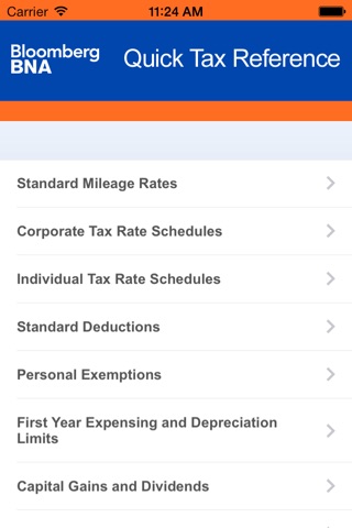 Quick Tax Reference screenshot 2