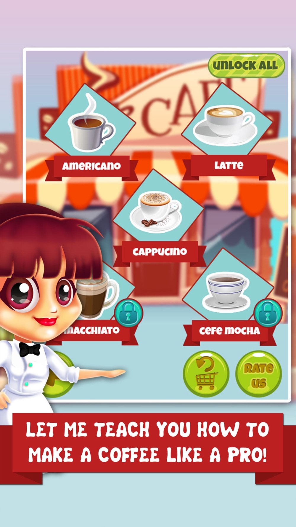 Coffee Dessert Making Salon - food maker games & candy ice cream make for kids! hack tool