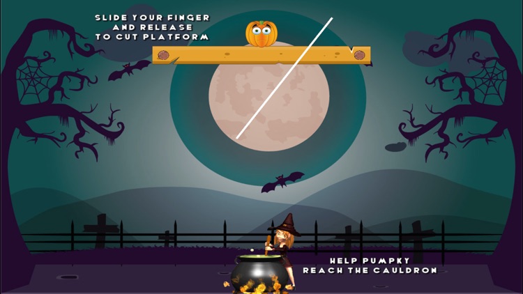 Puzzle Game - Cut the pumpkin
