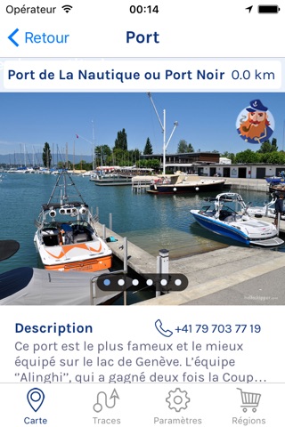 Marina guide - Lake Geneva screenshot 2