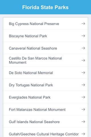 Florida State Parks & National Parks screenshot 2