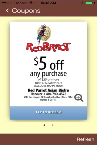 Red Parrot Asian BistroHanover screenshot 3