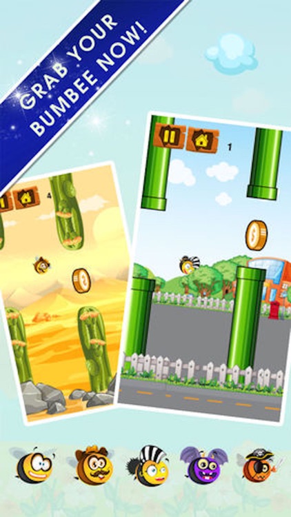 Flappy Bumbee Pro - Honey Bumble Swarm screenshot-3