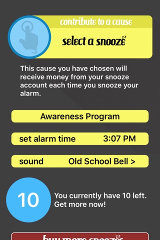 Snooze for the Cause screenshot 4