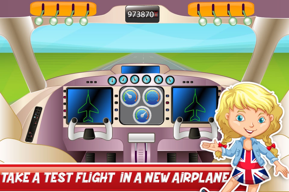 Airplane Factory & Mechanic Simulator kids games screenshot 2