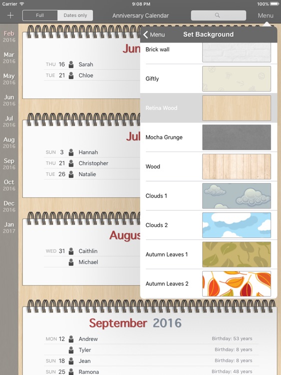 Anniversary Calendar (Full version) screenshot-3