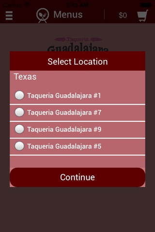 TaqueriaGuadalajara screenshot 2