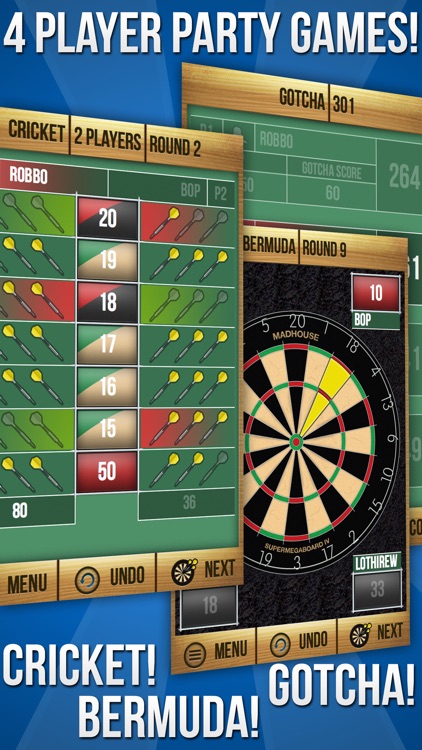 MadHouse Darts Scorer Darts Games Scoreboard & Scorekeeper 501 Scoring and More