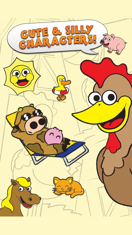 Coloring Farm Animal Coloring Book For Kids Games screenshot-1