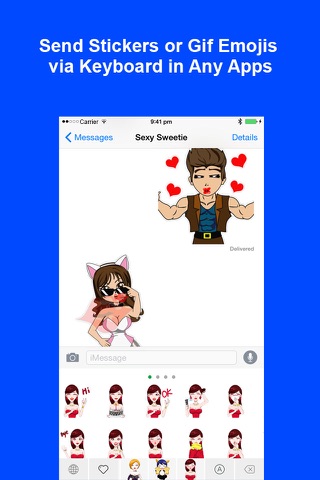Sexy Keyemoji Free - Dirty Stickers and Gif Emojis Keyboard Christmas & New Year Version screenshot 4