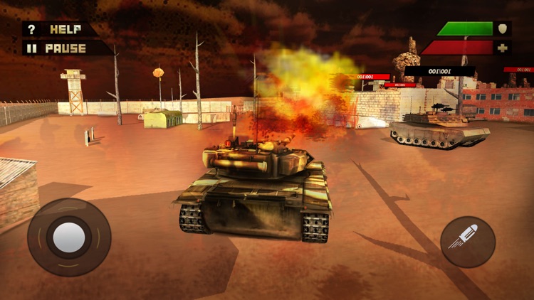 Tank Attack War 2016 – 3D tanks battlefield game screenshot-1