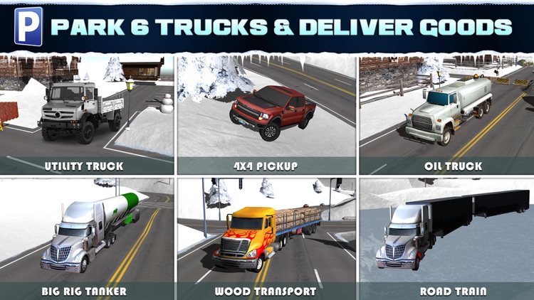 Ice Road Trucker Parking Simulator 2 a Real Monster Truck Car Park Racing Game