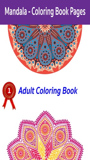 Mandala - Coloring Book Pages for Adult