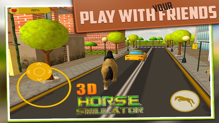 3D Horse Simulator Free: Extreme Forest Horse Run Sim Game screenshot-3
