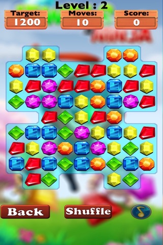 Diamond Jewels Ninja Mania-diamond game and match jewels screenshot 3