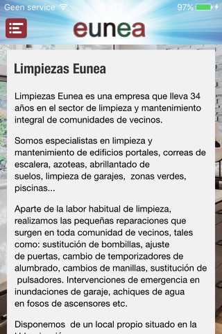 limpiezas eunea screenshot 2