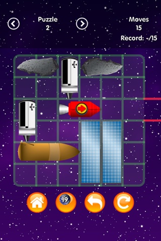 Slidey Kerjigger - Escape from Space - Rocket themed puzzle game screenshot 2