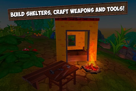 Cartoon Island Survival Simulator 3D screenshot 3