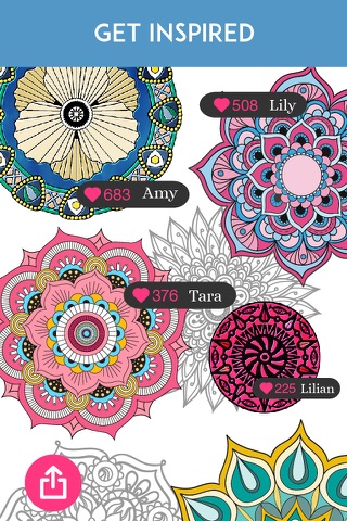 ColorRing: Free Adult Coloring Book - Best Art Therapy to Relieve Stress and Balance Your Life screenshot 4
