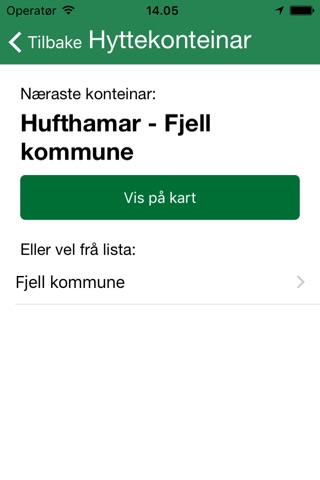 ØyVAR tømmekalender screenshot 3