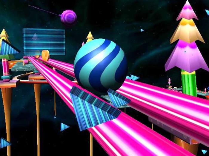 Crazy Rolling Ball. Red Bouncing Pop Ball In Sky Adventure