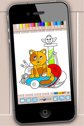 Cats & kittens coloring book drawing pages paint cute kitty screenshot 4